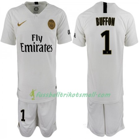Fußballtrikots Paris Saint-Germain Buffon 1 Kinder 2018-2019 Kurzarm Auswärts-trikot kaufen